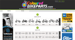 Desktop Screenshot of colouredbikeparts.com